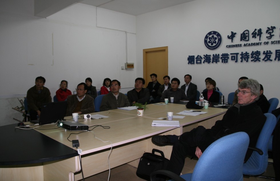 Directors of the Institute for Coastal Research (IfK)GKSS visited YIC